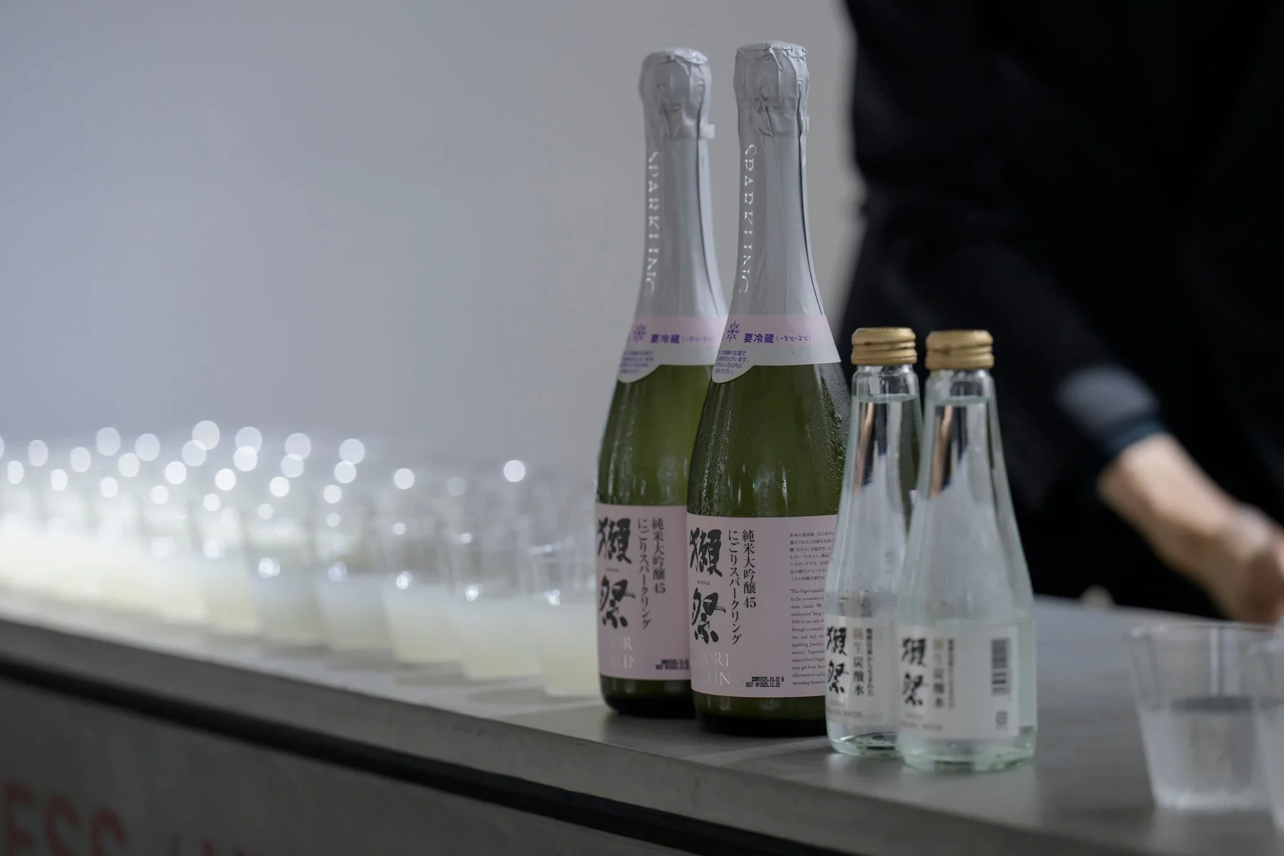 獺祭スパークリングの試飲会