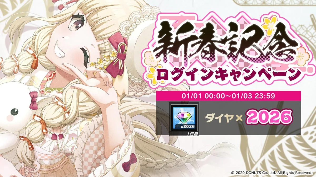 新春記念ログインキャンペーン