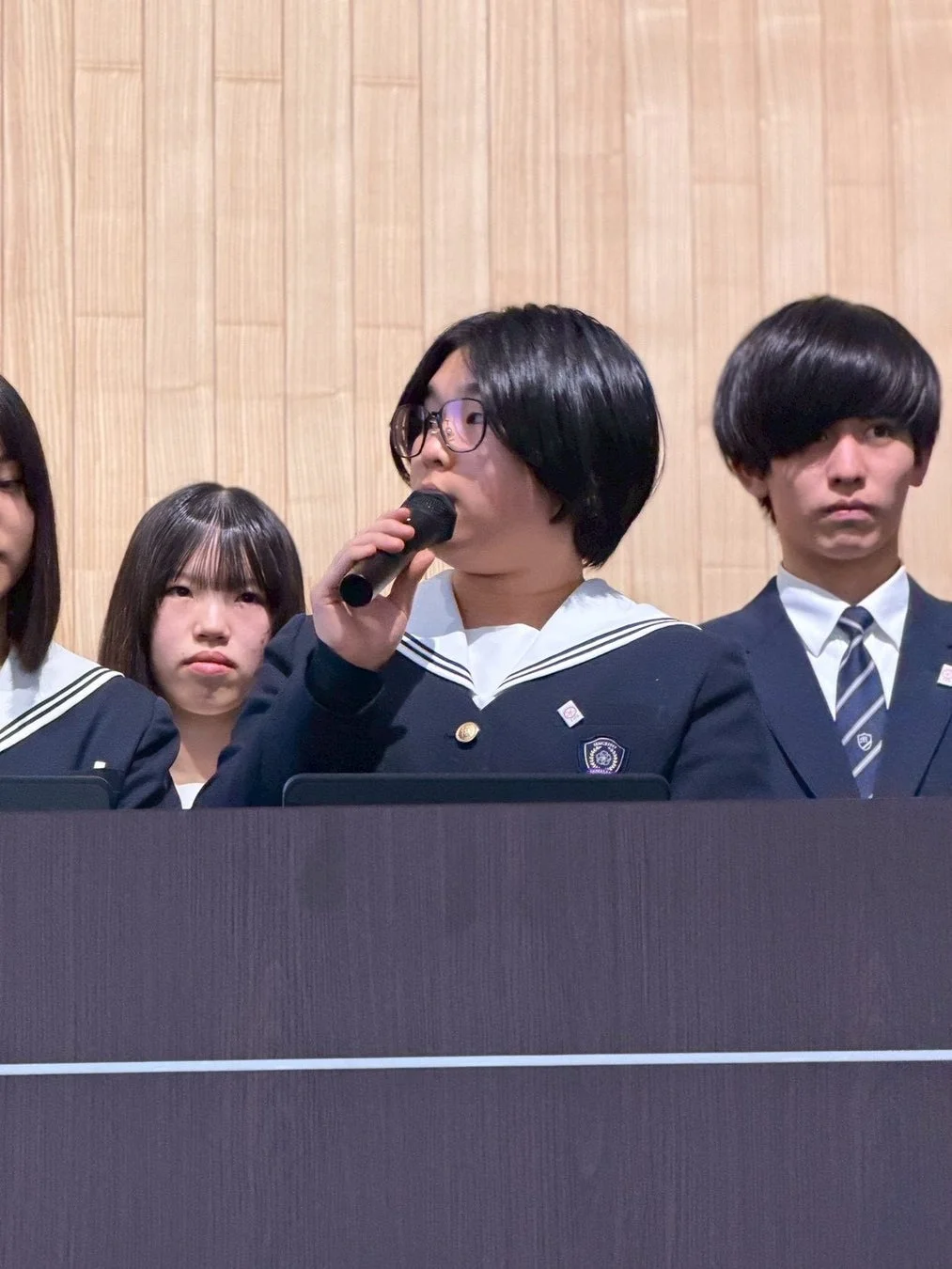 学生による発表会の様子