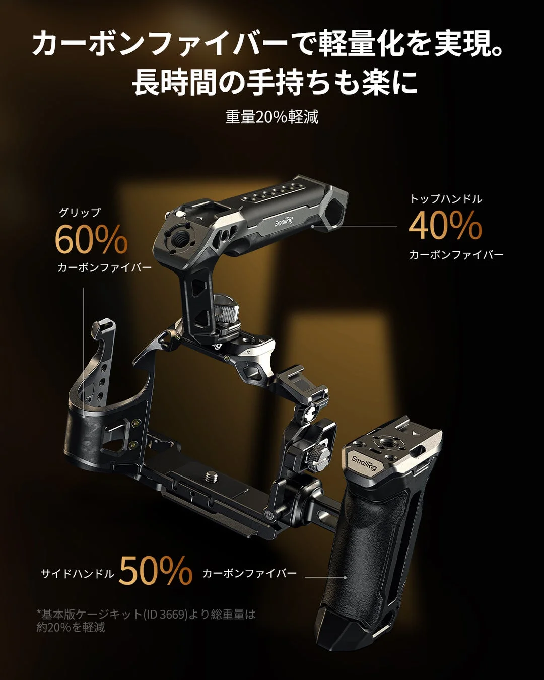 Rhinocerosケージキットの軽量化