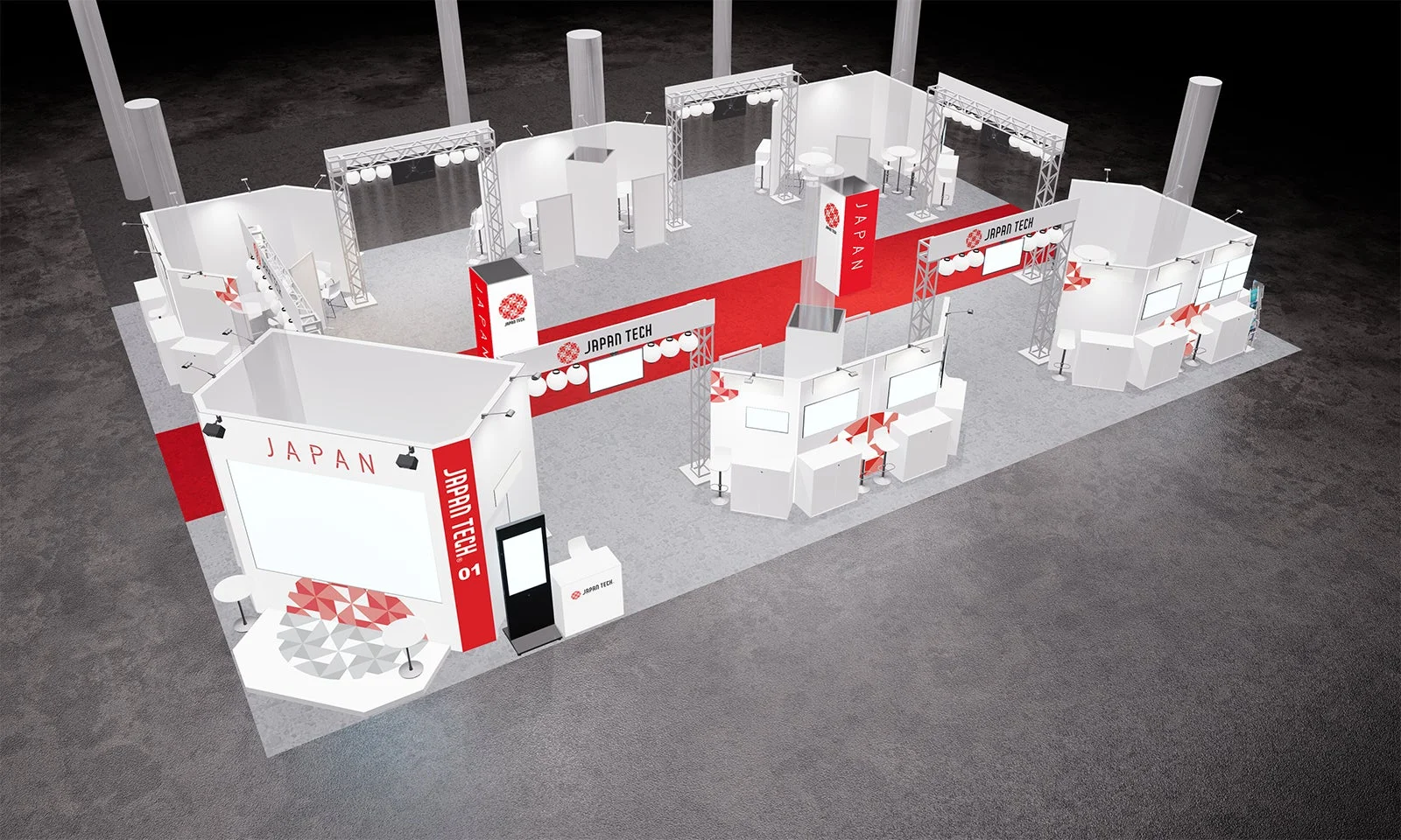 JAPAN TECHブースレイアウト