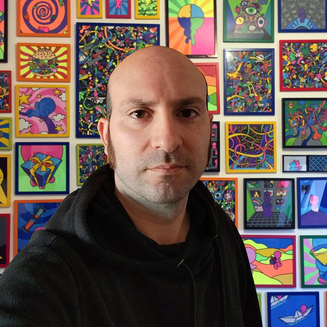 アーティストの作品とポートレート