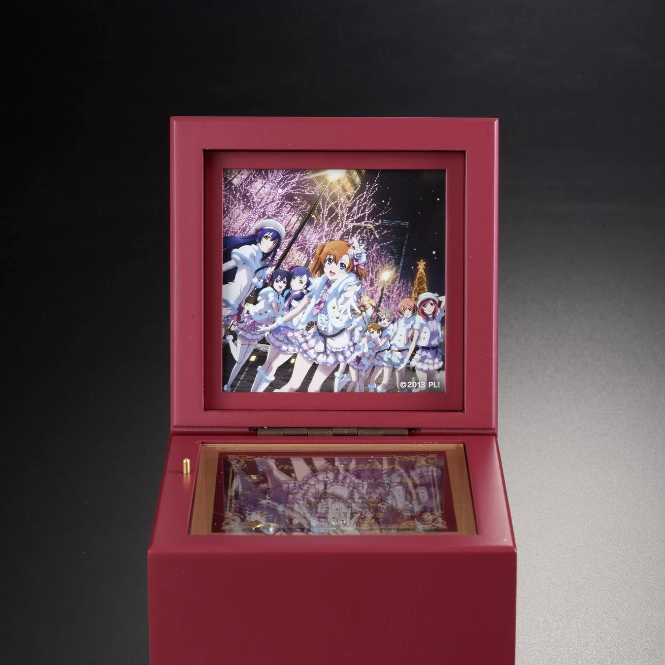 オルゴール内部のイラスト