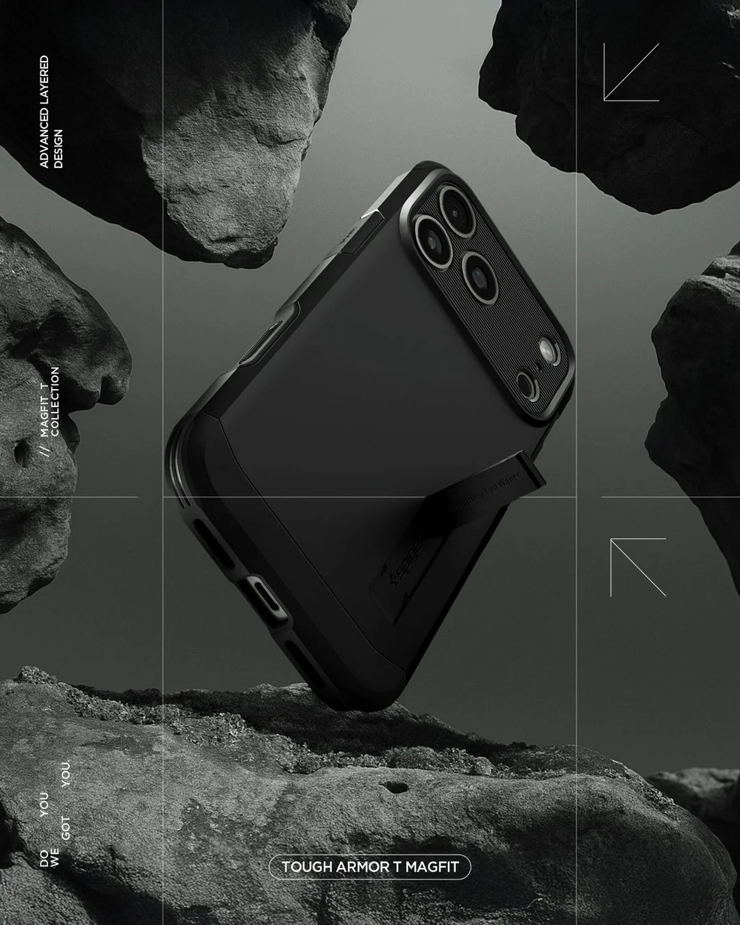 タフ・アーマーT・マグフィット(ブラック)