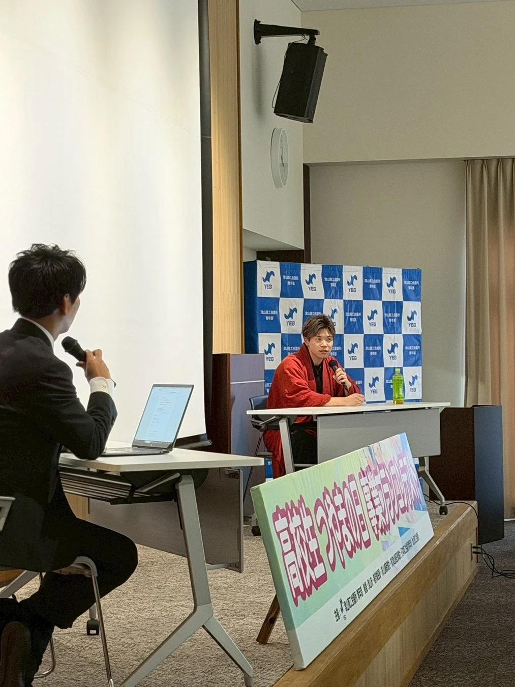 研ぎ師RYOTA氏による特別講演の様子