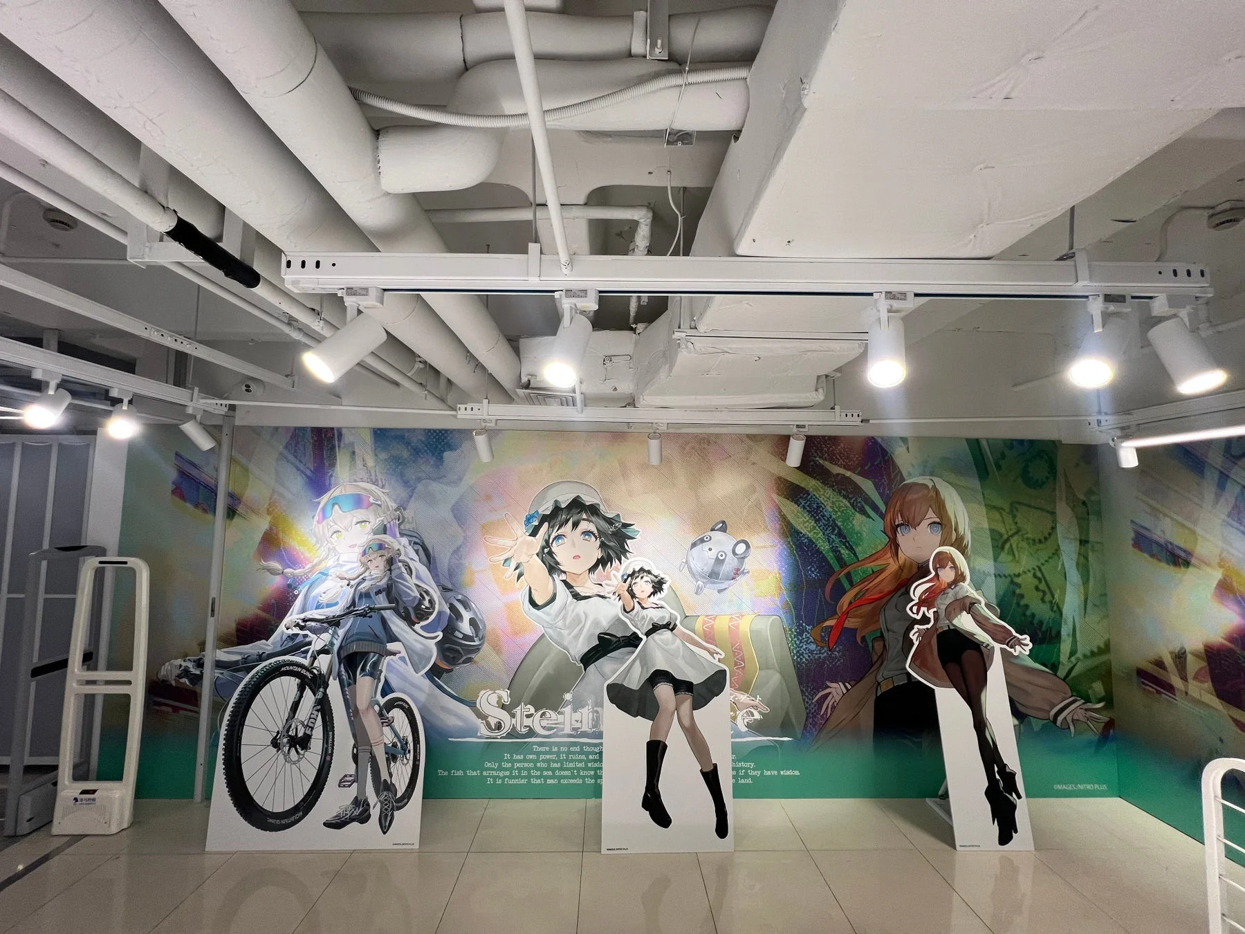 中国会場のキャラクター展示