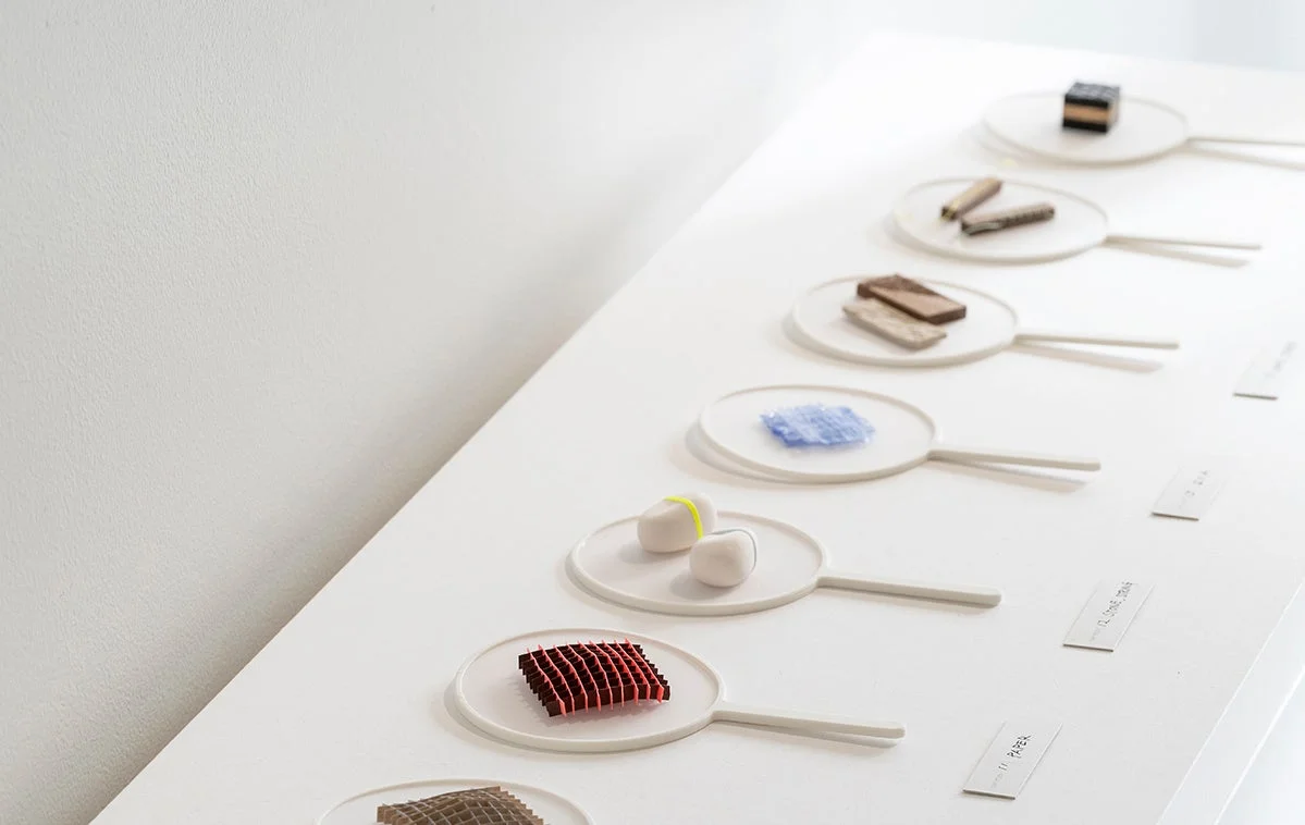 素材サンプルの展示