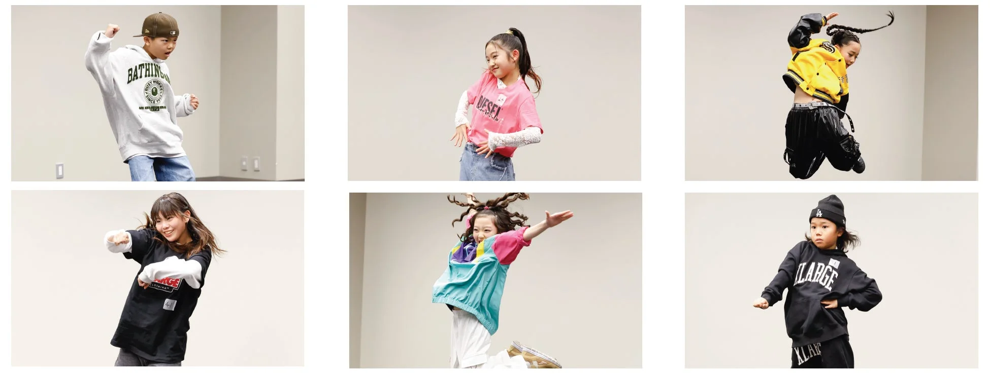 躍動感あふれるキッズダンサーたちの写真