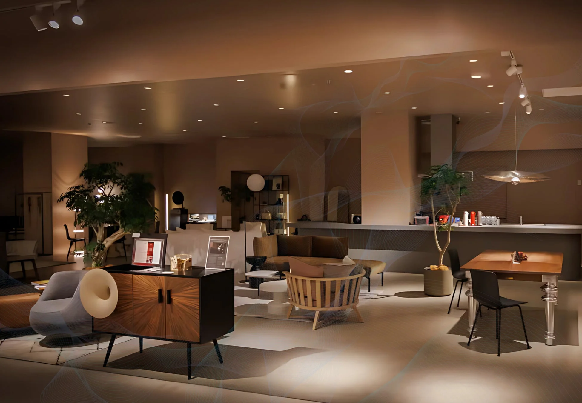 モダンなインテリア空間