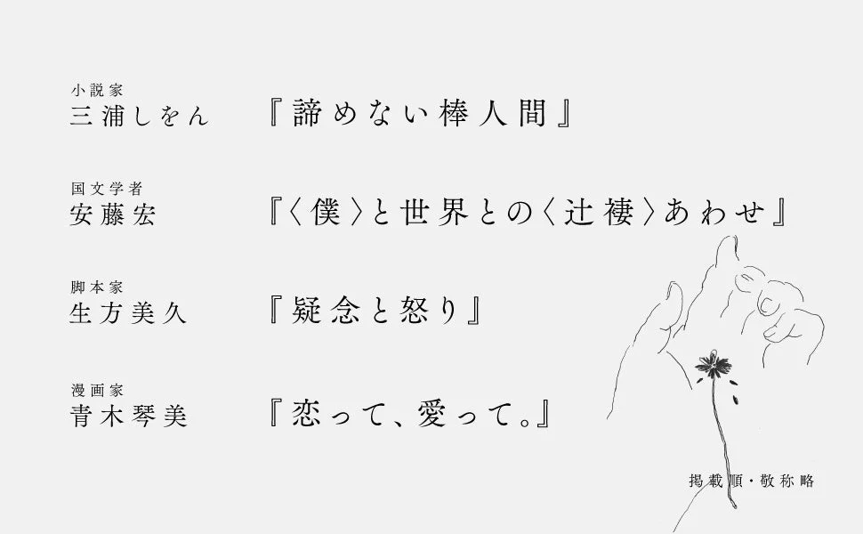 著名人寄稿者リスト1