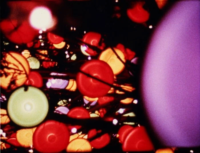 抽象的な光の模様