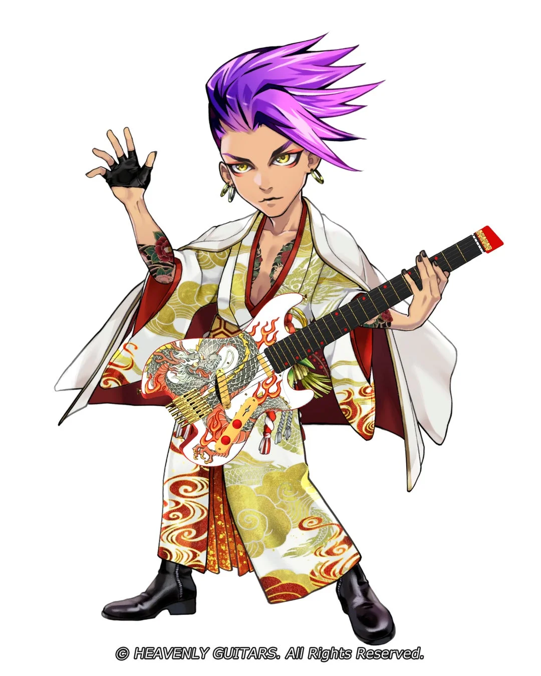 ギタリスト「ニューイヤー リュウ」の新衣装