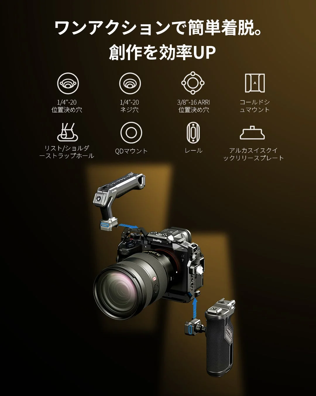 Rhinocerosケージキットの簡単着脱