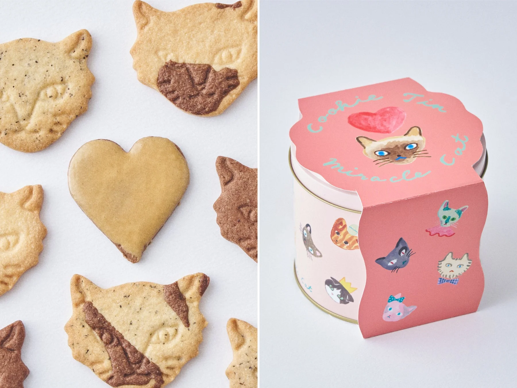 バレンタイン限定のハートカカオクッキー