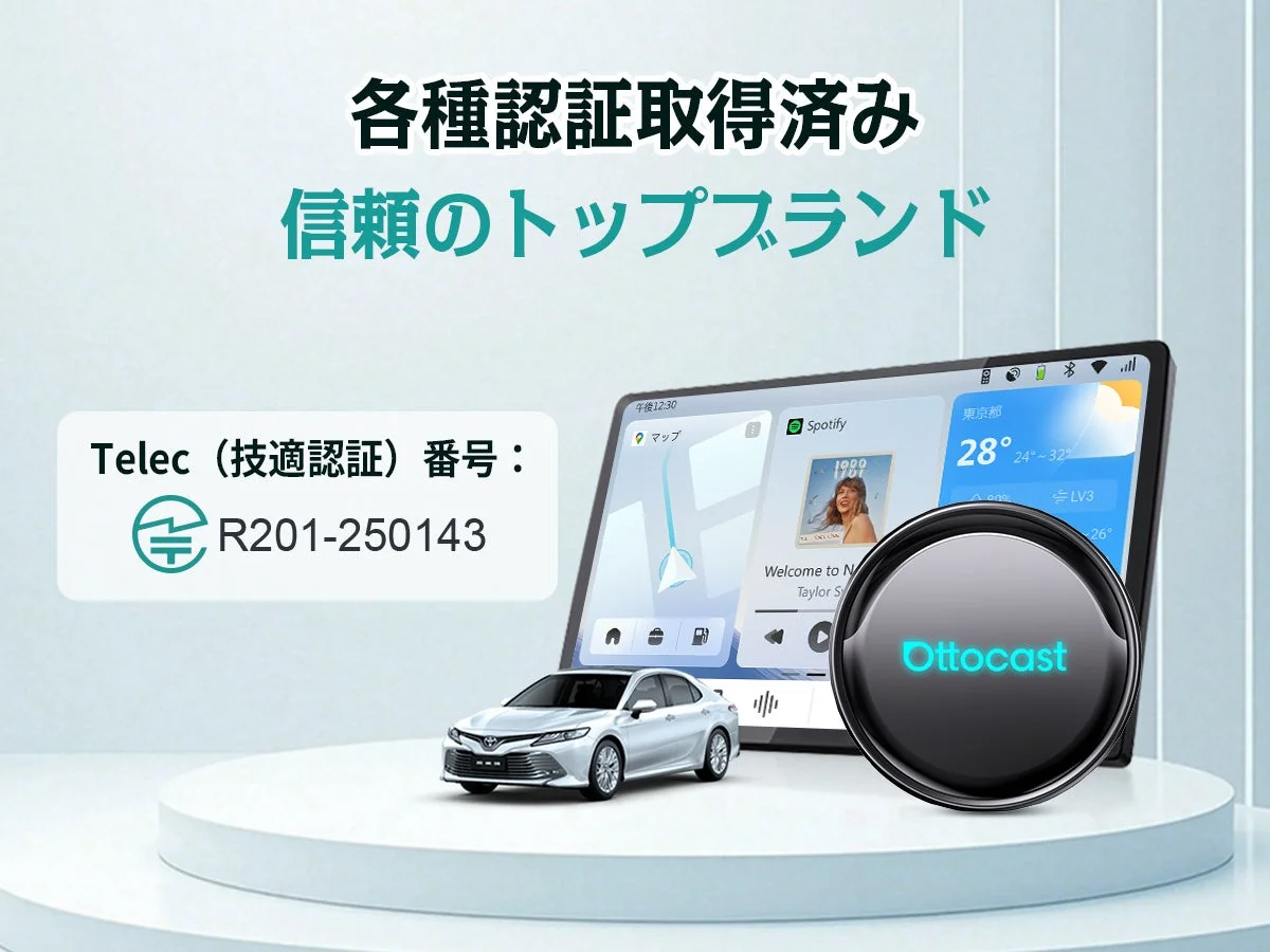 Ottocastの各種認証取得済み