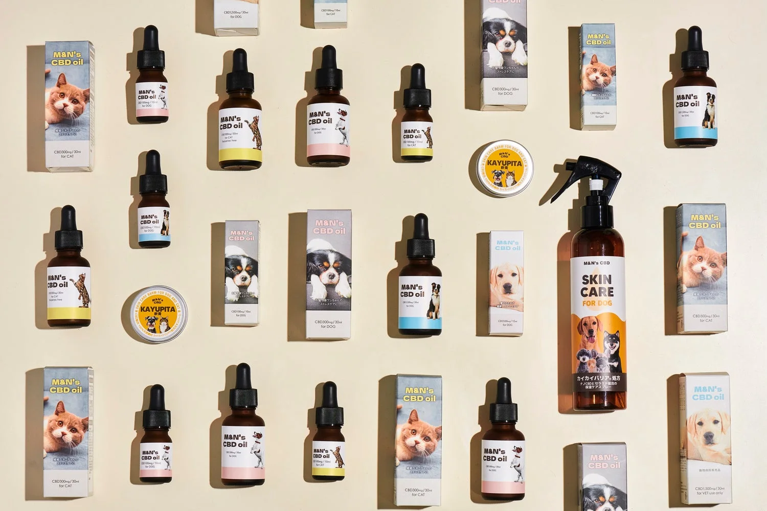 M&N's CBD 製品ラインナップ