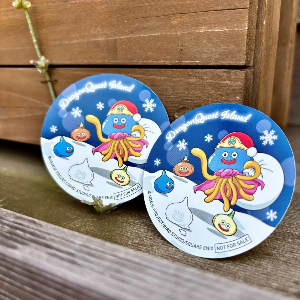 ホミロットと玉ねぎスライムのオリジナルステッカー