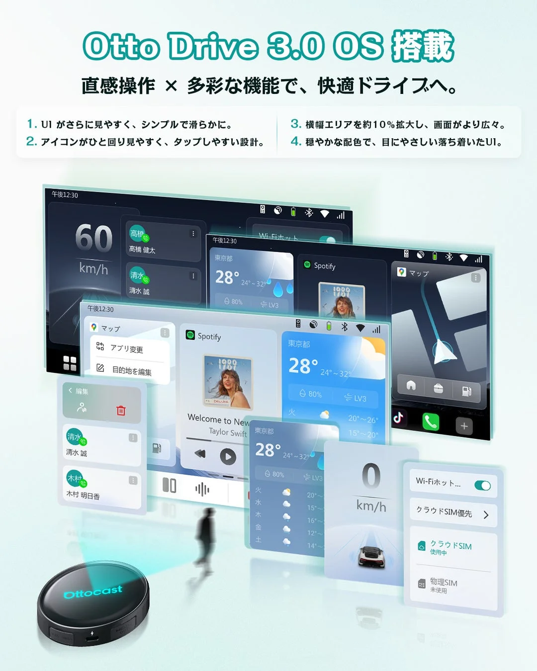 新世代UI「OttoDrive 3.0」