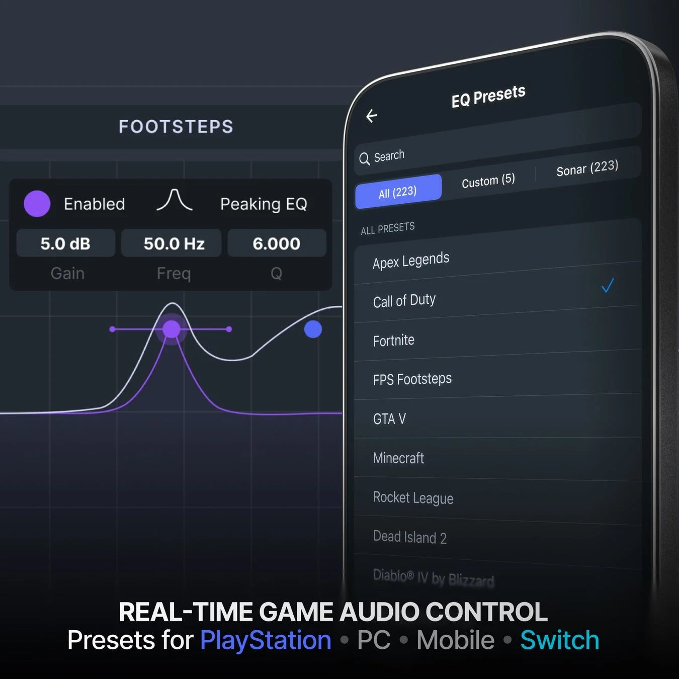 EQプリセット機能