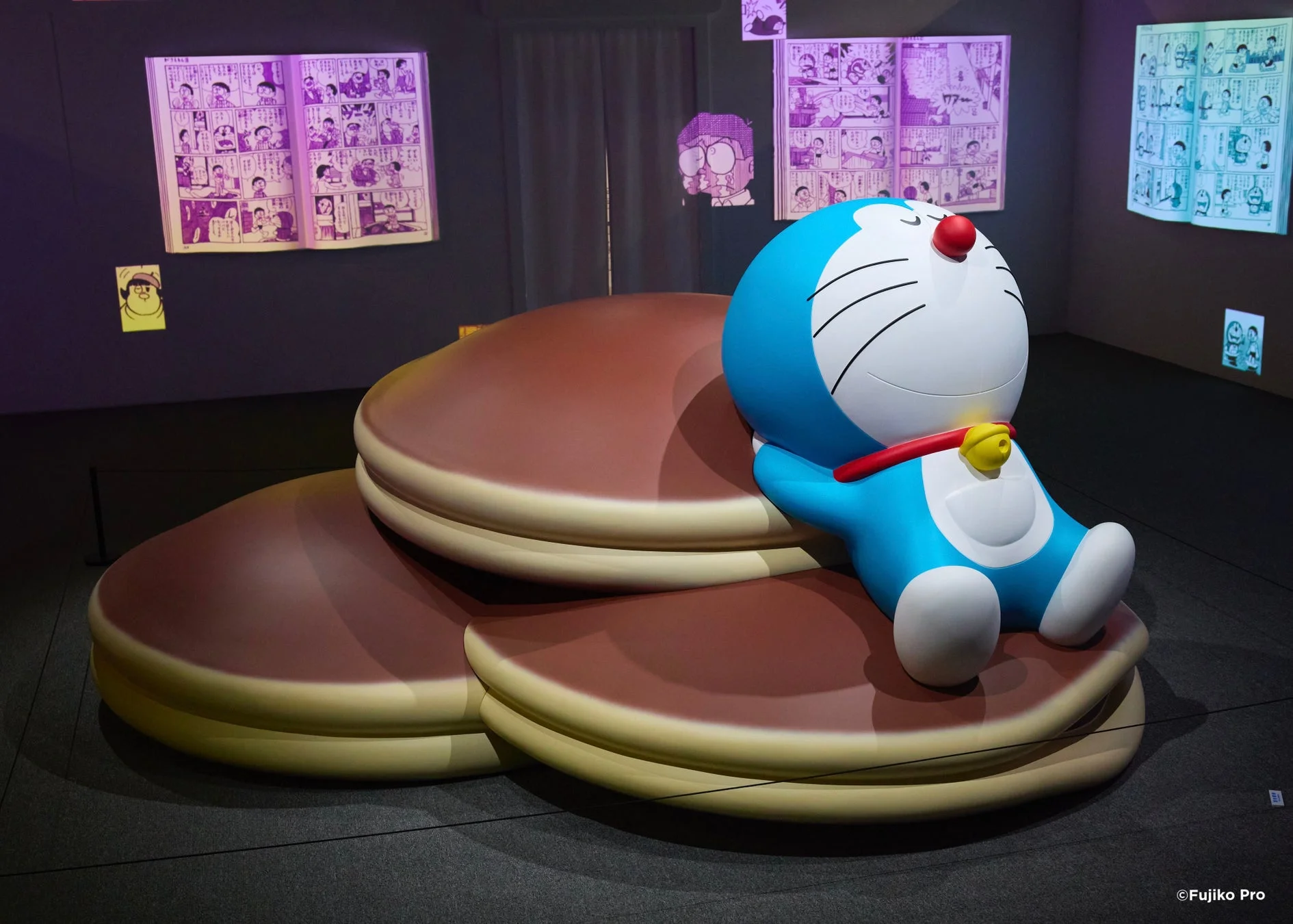 のび太のまんがルームの展示