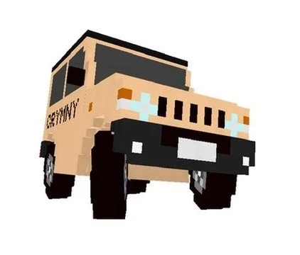 ブロックでできた車