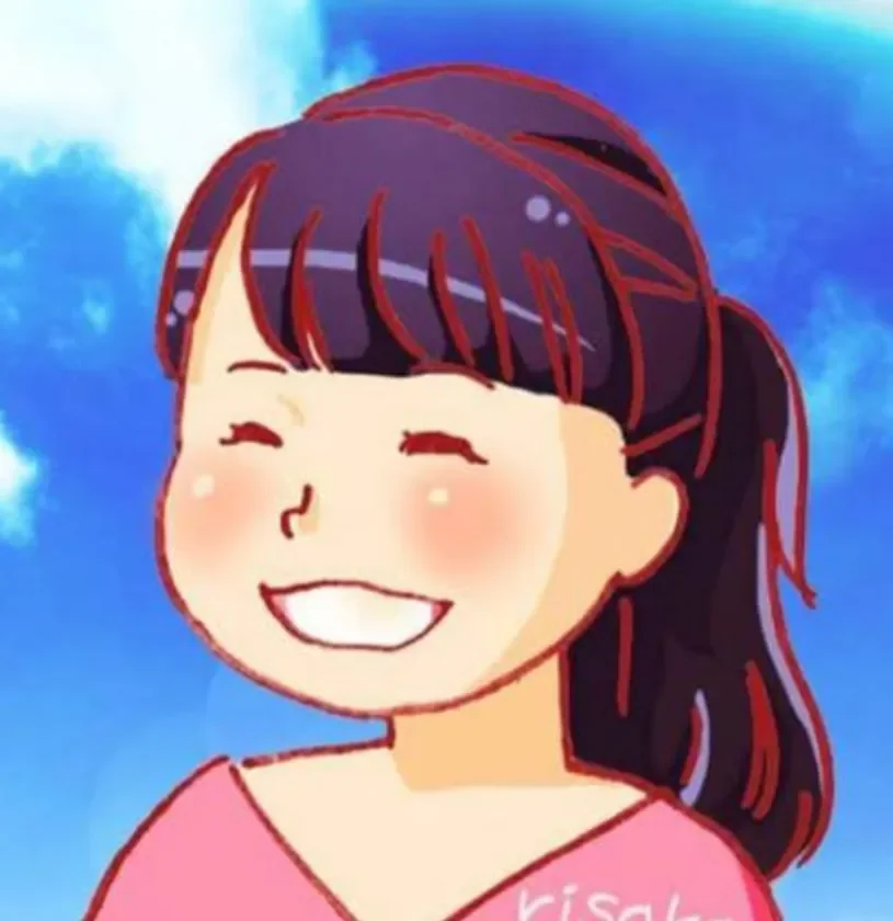 笑顔の女性イラスト