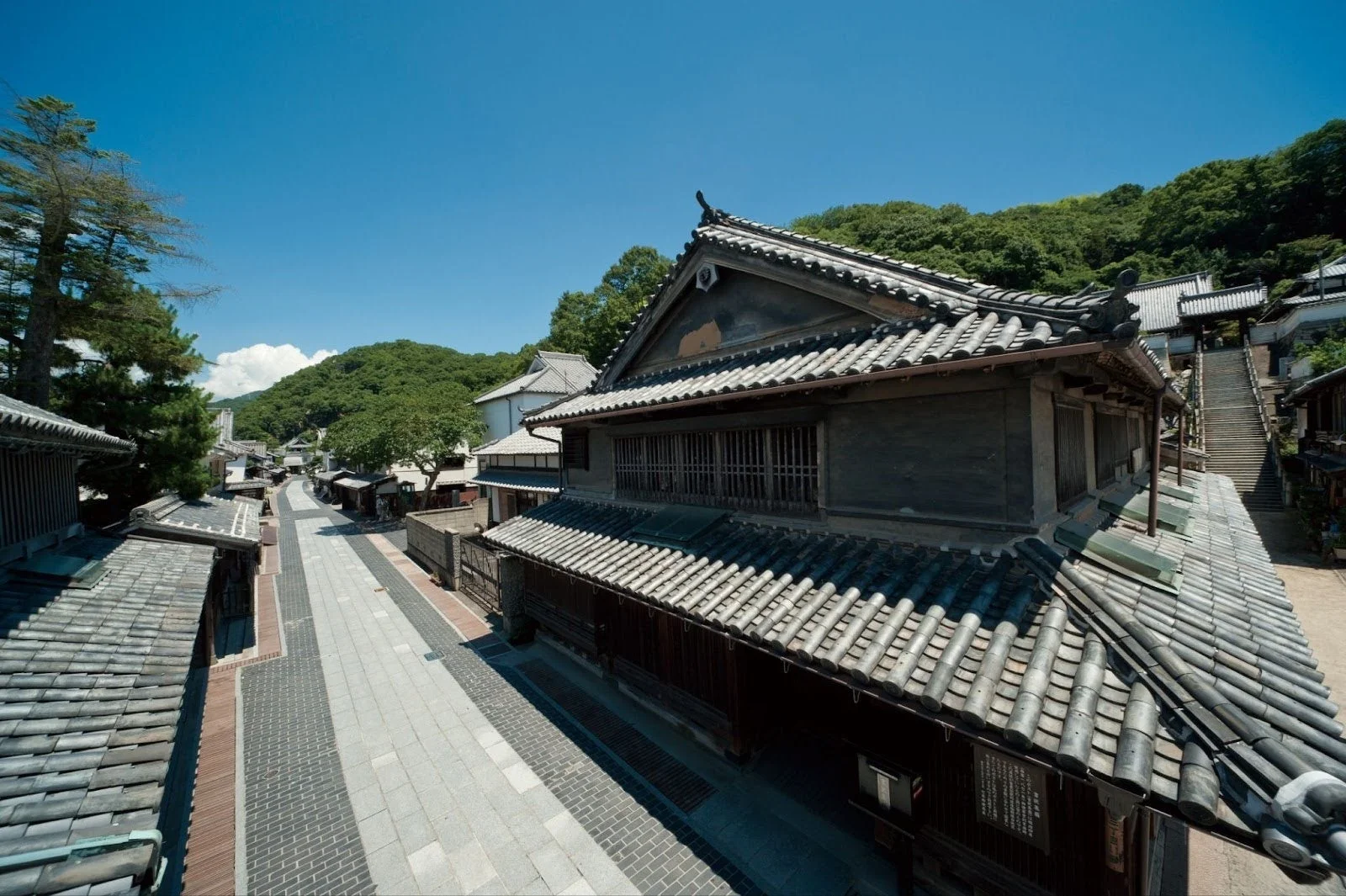 広島県 竹原市の町並み
