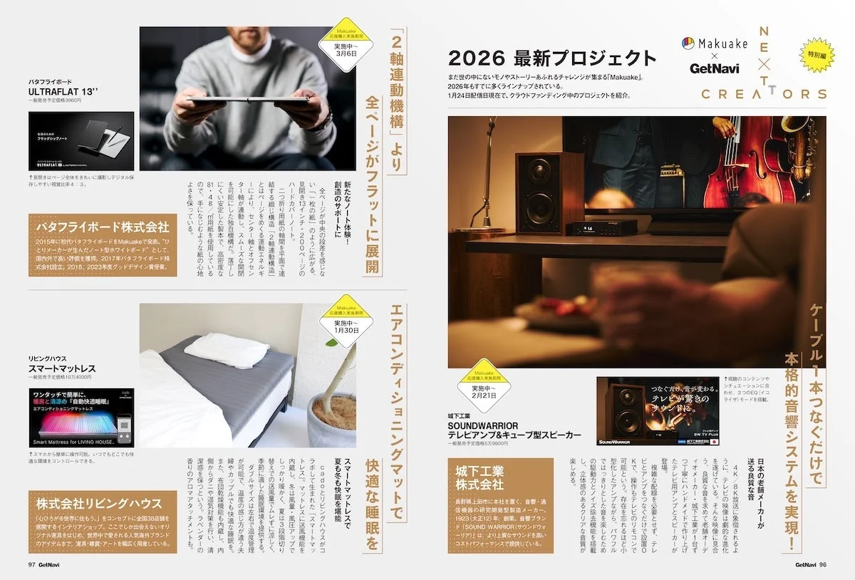 Makuakeの最新プロジェクト