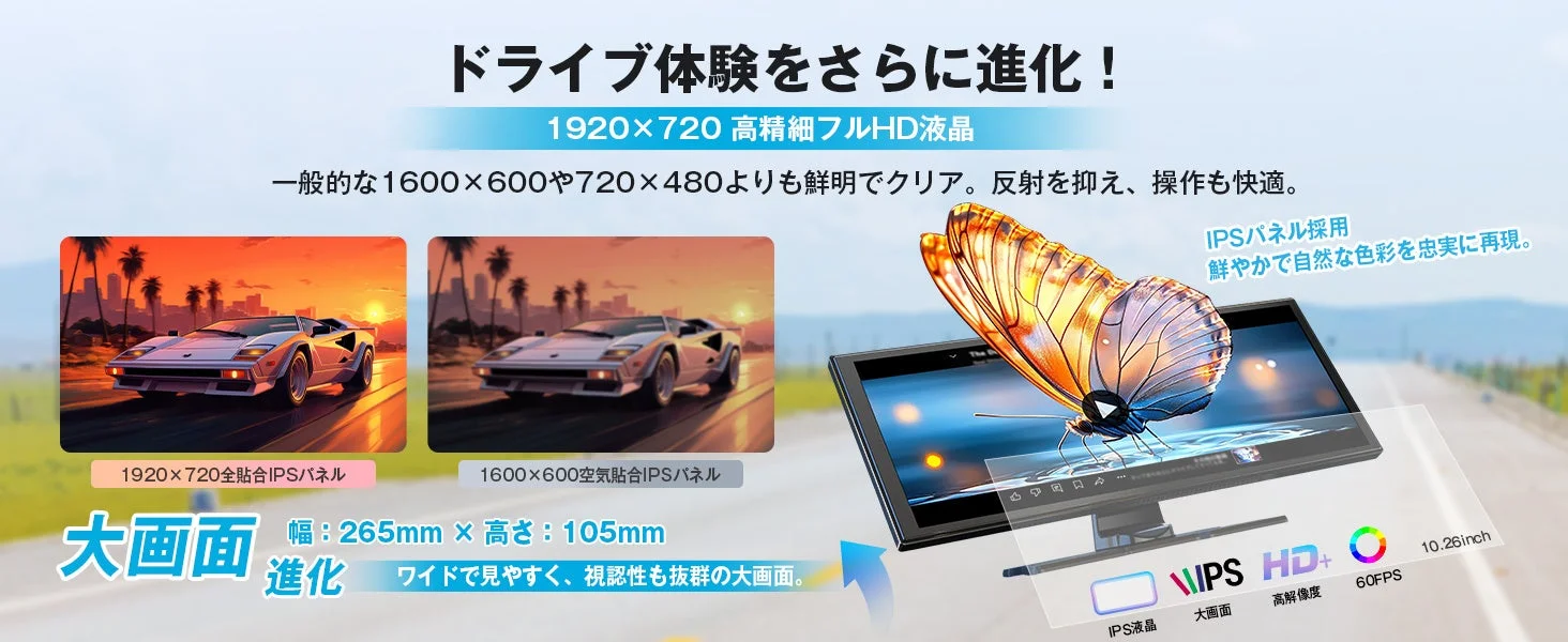 OTTOCAST ScreenAIの高精細フルHD液晶