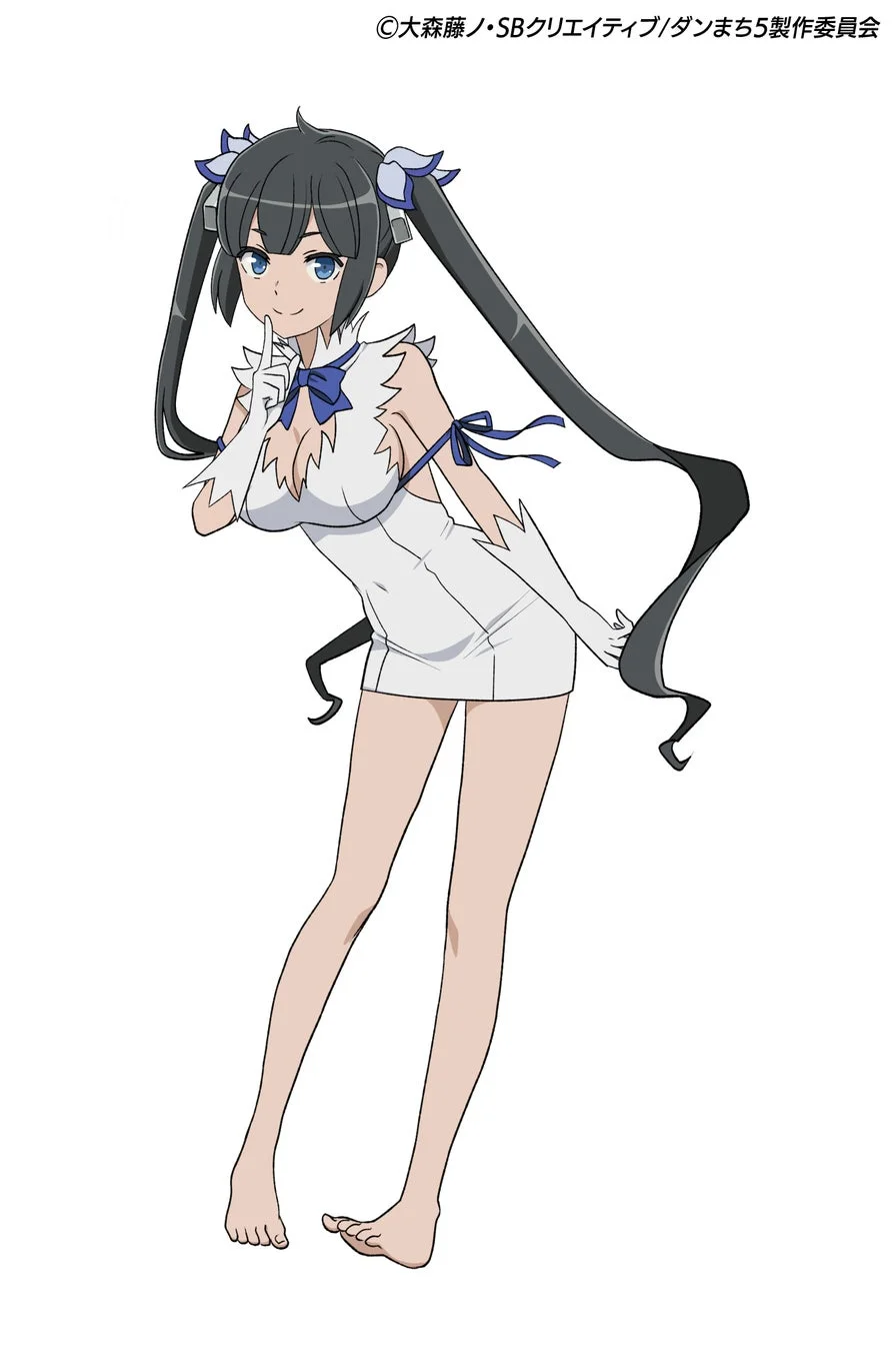 人気アニメ「ダンまち」のキャラクター、ヘスティア