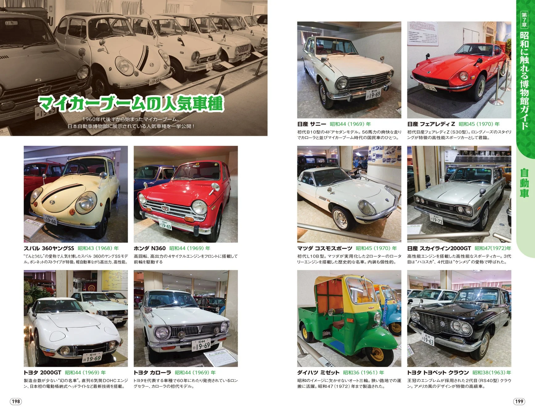 自動車の紹介ページ