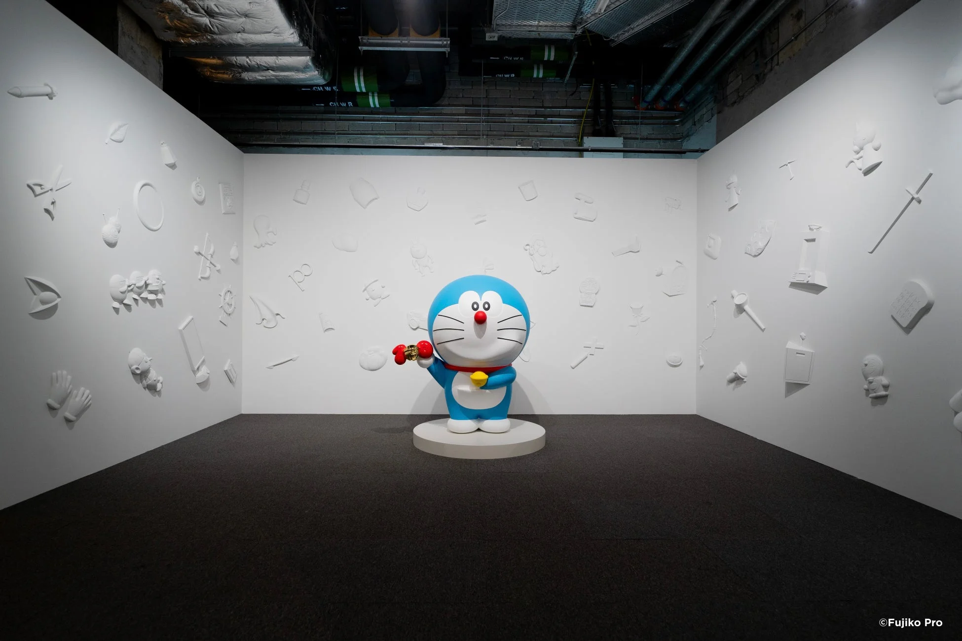 ドラえもんの100%ひみつ道具ルームの展示