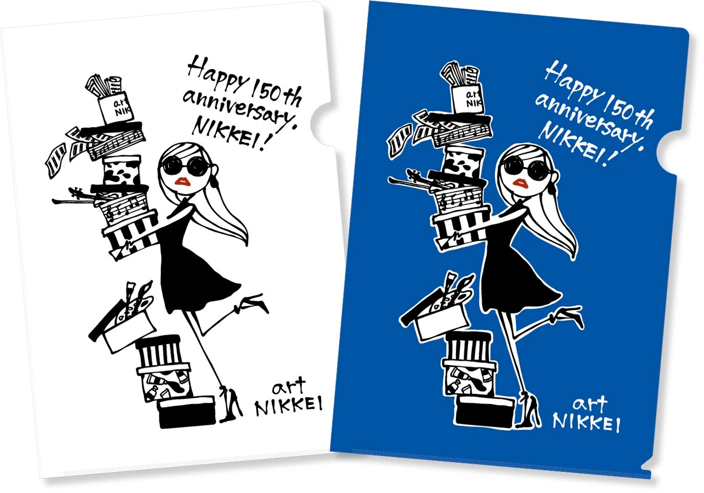 日経150周年記念クリアファイル