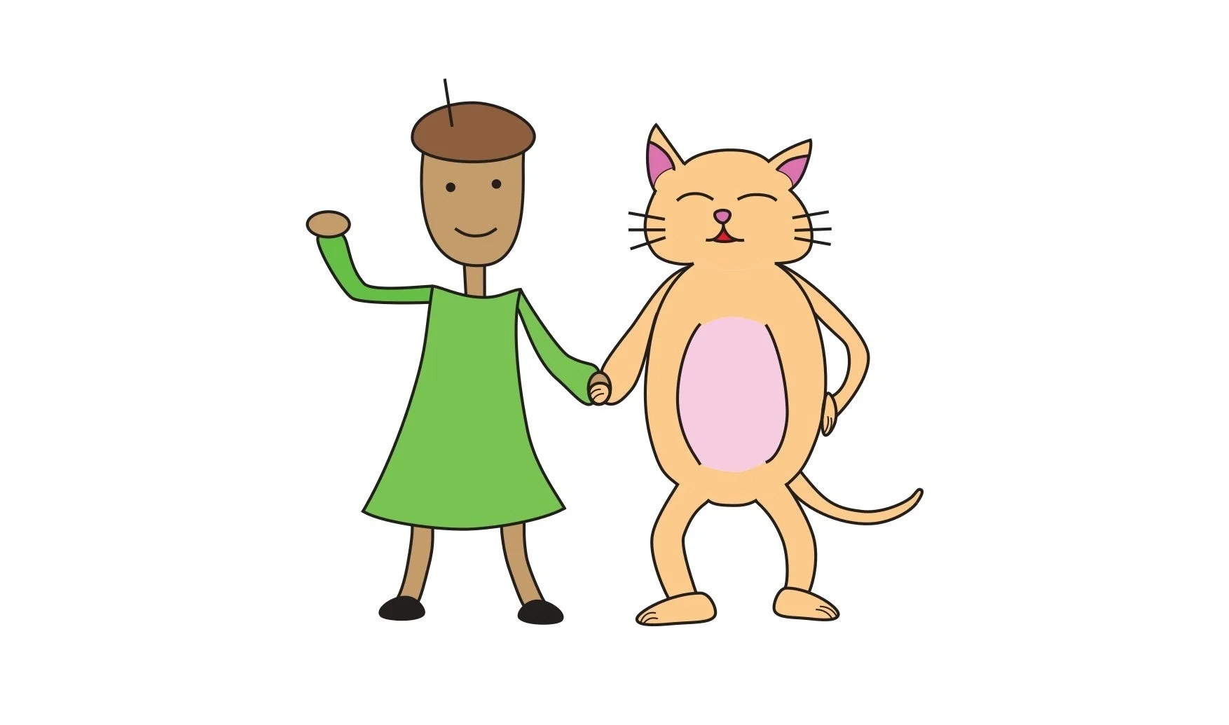 ドンリーとポリニャのイラスト