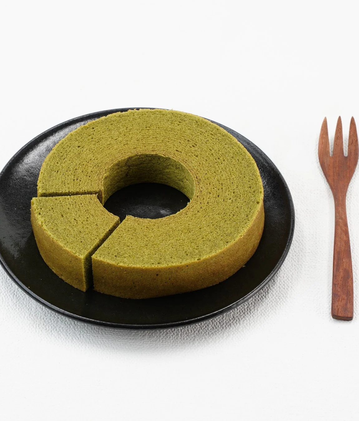 緑茶香る米粉バウムクーヘン