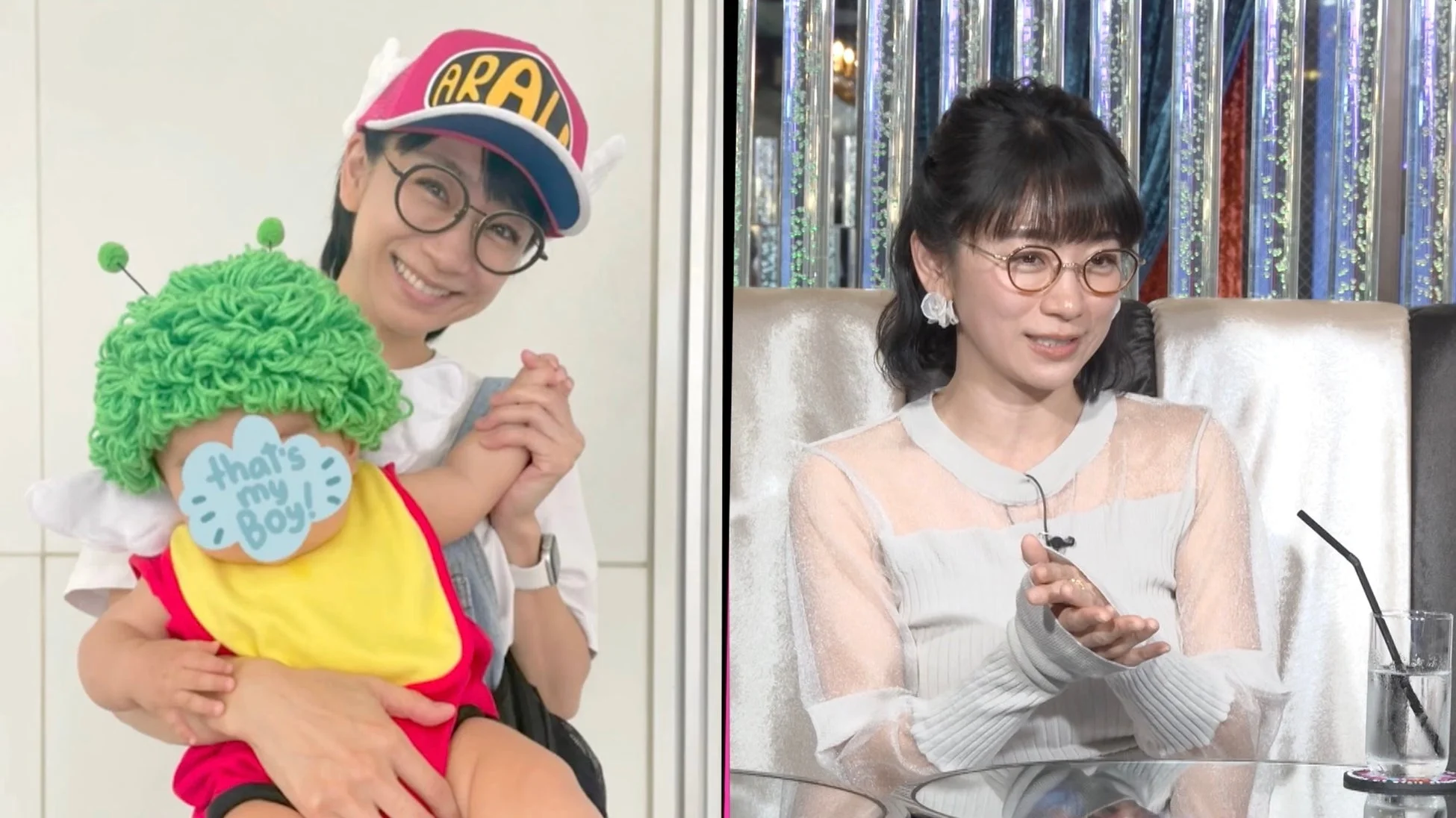 時東ぁみと赤ちゃん