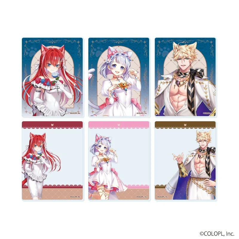 猫耳キャラクターのアクリルカード