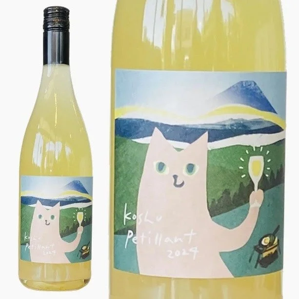 猫ラベルのワイン