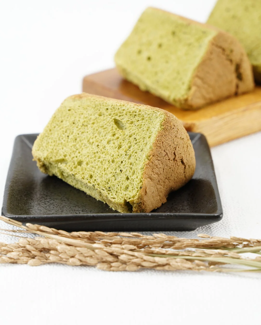 米粉と緑茶のシフォンケーキ