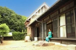 旧市長公舎の縁側