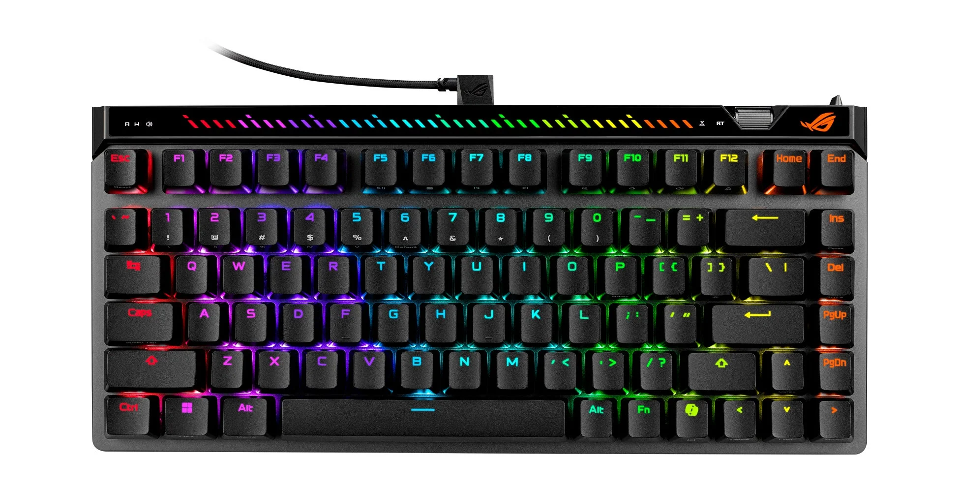 RGBライティング付きゲーミングキーボード