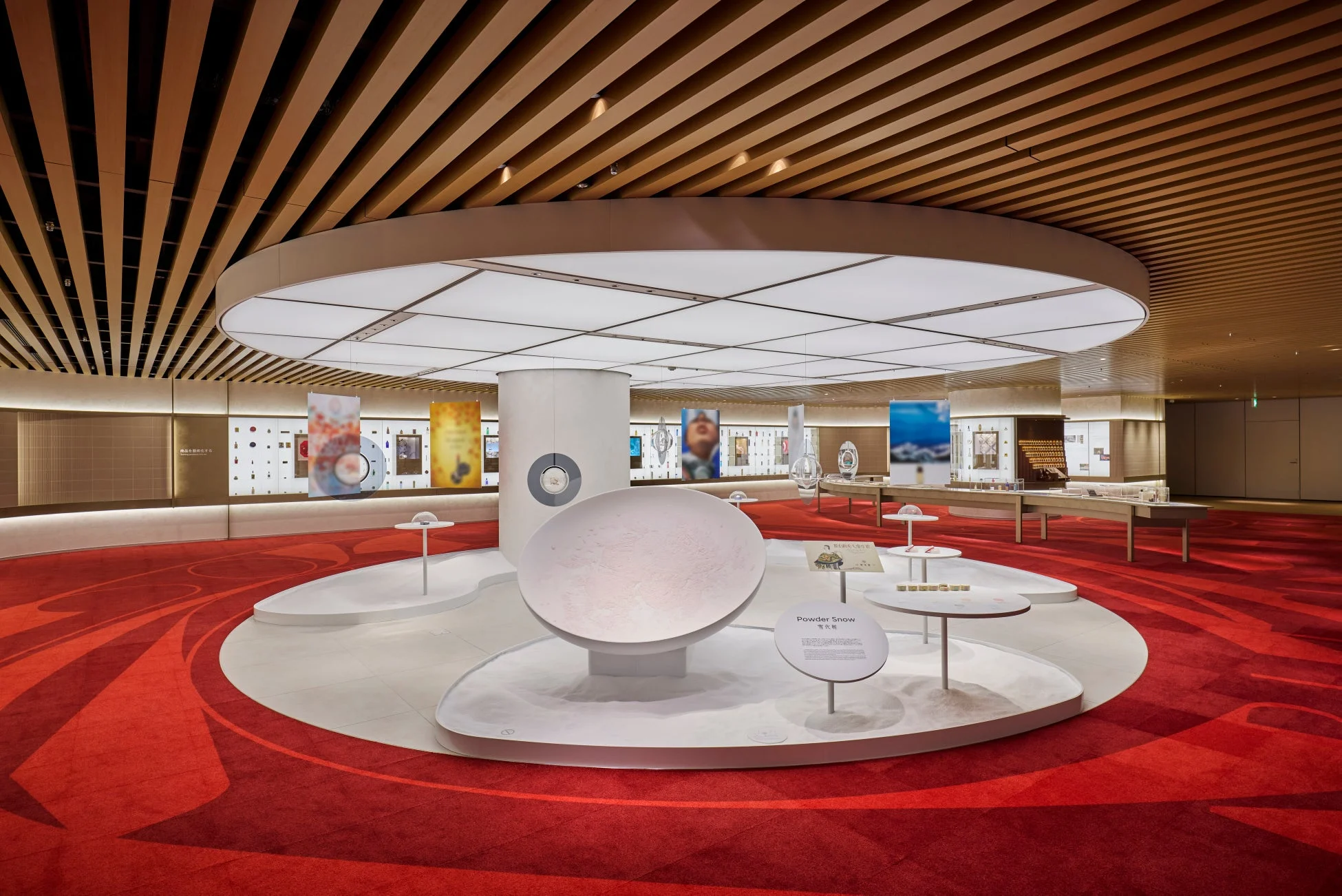 Powder Snowと雪化粧の展示