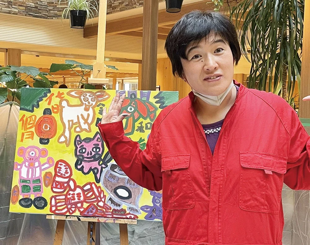 岡本智美さんによるライブパフォーマンス