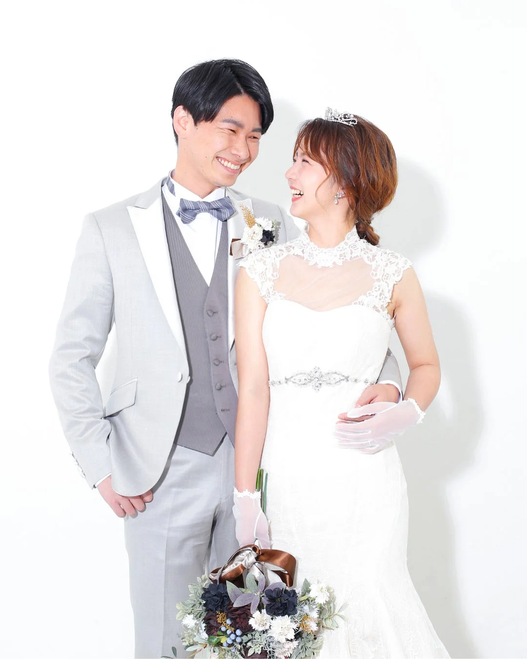 新郎新婦のウェディング写真