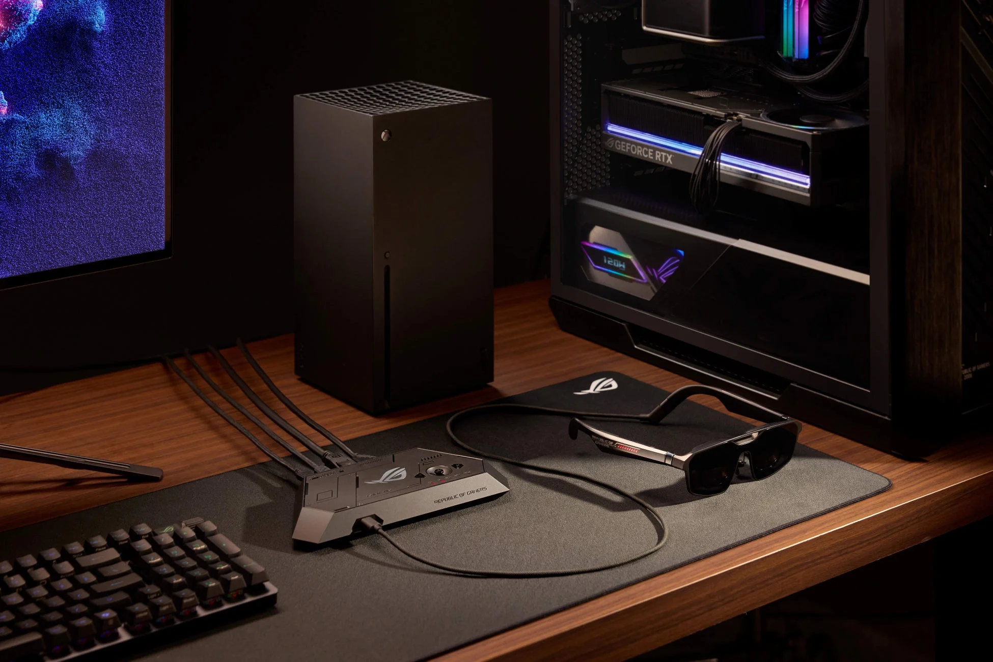 ゲーミングセットアップとARグラス