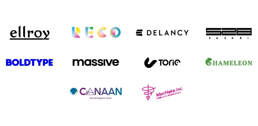 複数の企業やブランドのロゴ