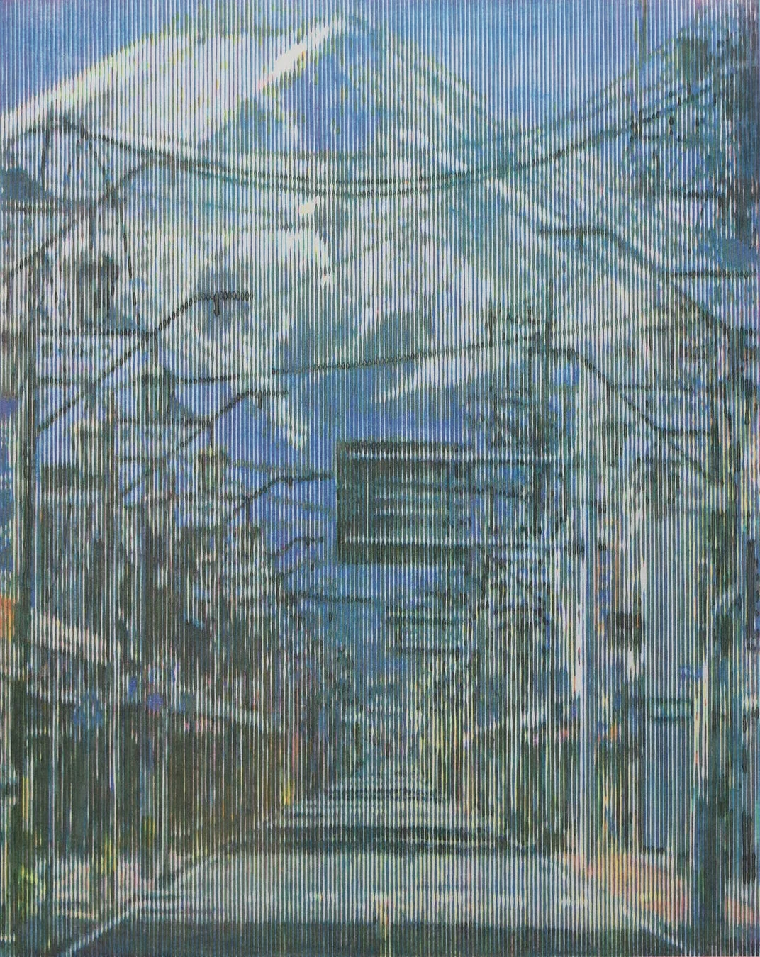 湯浅克俊氏の木版画