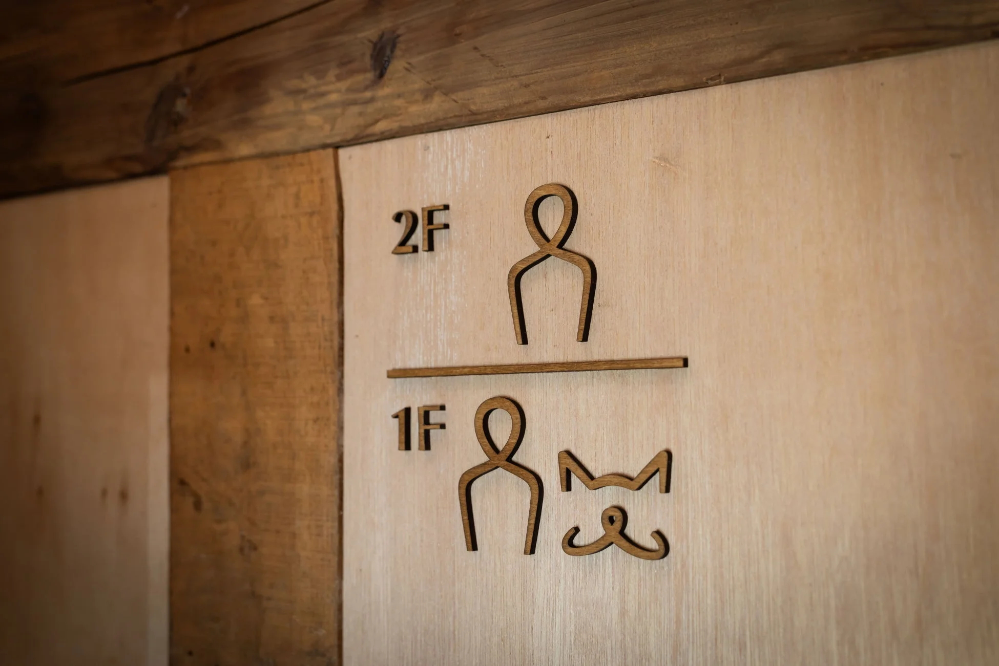 人とペットのフロア案内