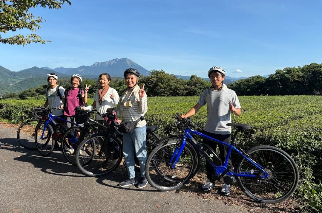 茶畑とサイクリング