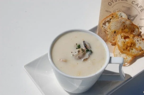 牡蠣のオイスターチャウダー